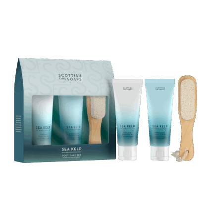 Sea Kelp Foot Care Set (2x75ml Tubes, 1xWooden Handled Pumice)
