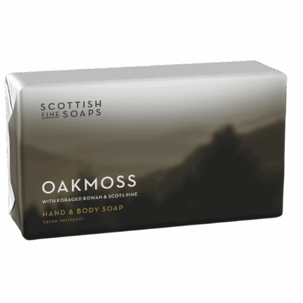 Oakmoss Hand & Body Soap 220g Wrapped