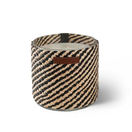 Raphia Azel Cuir Obscur Medium Candle 600gr